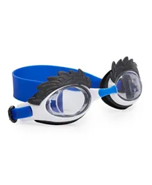 Bling2o Uncle Hairy Swim Goggle Furry White - Blue & Black