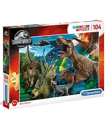 Clementoni Supercolor Jurassic World Jigsaw Puzzle - 104 Pieces
