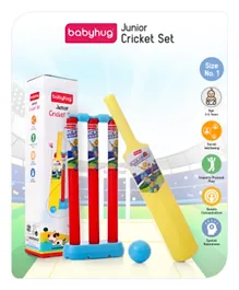 Babyhug Junior Cricket Set - Yellow Red