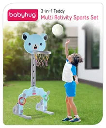 Babyhug 3-In-1 Multi Activity Playset - Blue