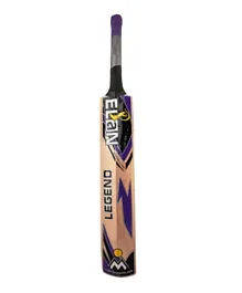 MS Kashmir Willow Legend Cricket Bat - Multicolor