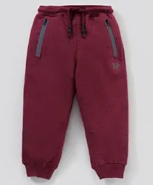 Honeyhap Full Length Lounge & Track Pants Solid - Maroon