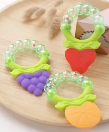 Fab N Funky Silicone Teethers - 3 Pieces
