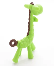 Fab N Funky Giraffe Silicone Teether - Green