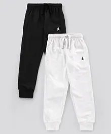 Pine Kids Full Length Biowash Lounge Pants Pack of 2 - Black Light Grey