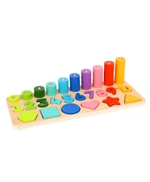Stacking & Plugging Toys Multicolor - 27 Pieces
