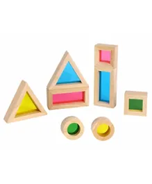 Acrylic Building & Stacking Toy Set - 8 Pieces