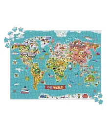فاب ان فانكي - احجية خريطة العالم - 500 قطعة