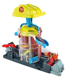 Hotwheels City Super Sets Play Set Asst Super Fire House Rescue - Multicolor