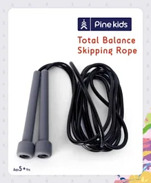 Pine Kids Sleek Skipping Rope - Black