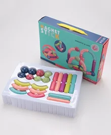 Interactive Linking Magnet Sticks Multicolor - 26 Pieces