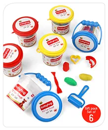 Babyhug My Fun Dough Kit - 6 x 90g