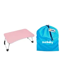 Sunbaby Portable Foldable Laptop Table - Pink