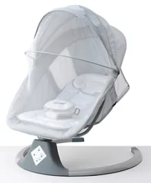 Automatic Electric Rocker With Mosquito Net - Green