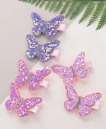Pine Kids Hair Clips Pack of 6 - Multicolor