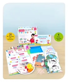 Babyhug Happy Learning Activity Box with 31 Activities - Multicolour