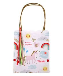 Meri Meri Rainbow and Unicorn Party Bags Pack of 8 - Multicolour