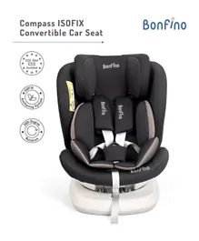 Bonfino Compass Isofix Convertible Car Seat with Head Rest - Black