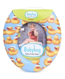 Babyhug Soft Cushioned Baby Potty Seat Duck Print - Blue
