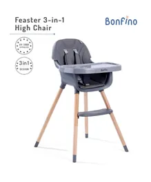 Bonfino Feaster High Chair - Dark Grey