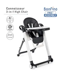 Bonfino Gourmet High Chair With Foot Rest - Light Grey