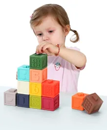 Soft Numbers Blocks Building Set - 12 Pieces