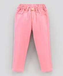 Bonfino Ankle Length Denim Jeans - Pink