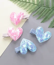 Pine Kids Hair Clips Pack of 4 - Pink & Blue