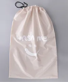 Wash Me Spacious Storage Bag - Beige