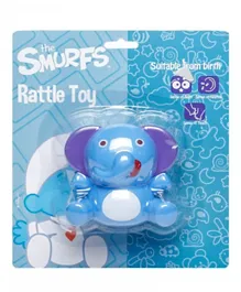Smurfs Rattle Toy Elephant Shape - Blue