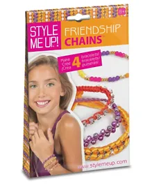 Style Me Up Friendship Chains Bracelet Mini Craft Kit - Multicolour