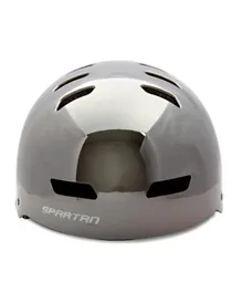 Spartan Mirage Kids Helmet - Nickel Chrome Black