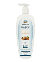 Nappy Time Baby Lotion Dates Almond and Shea Butter, Hydrating, Nourishing, Hypoallergenic, 0 Months+ - 400ml