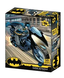 Prime 3D DC Comics Batcycle Puzzle - 500 Pieces