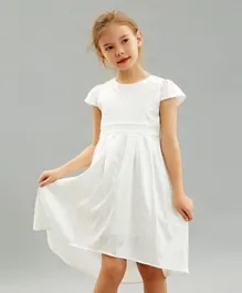 SAPS Floral Dress - White
