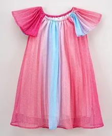 SAPS Pleated Dress - Multicolor