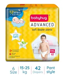 Babyhug Advanced Pant Style Diapers XXL - 42 Pieces
