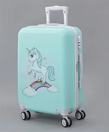 Pine Kids Trolley Luggage Bags - Green