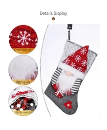Babyqlo Premium Christmas Holiday Decorative Stockings - Grey