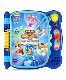Vtech Paw Patrol Mighty Pups Touch & Teach Word Book - blue