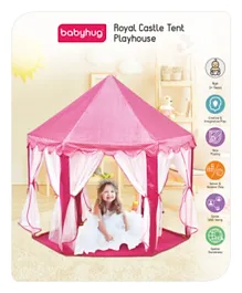 بيبي هاغ - خيمة قلعة رويال للعب - وردي