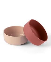 Dantoy Tiny Bio Bowl Set - Cream & Berry