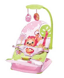 Mastela Deluxe Baby Booster Fold Up Infant Seat - Pink