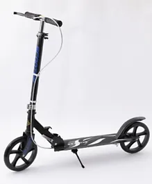Foldable Kids's Scooter with Adjustable Height and Kickstand - Black