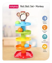 Babyhug Monkey Shaped Roll Ball Set