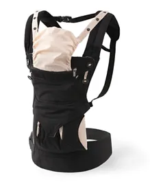 Baby Carrier with Head Support - Black & Beige