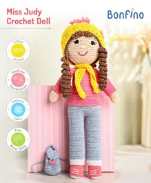 Bonfino Miss Judy Crochet Doll - 27 cm