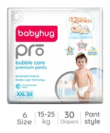 Babyhug Pro Bubble Care Premium Pant Style Diapers Size 6 - 30 Pieces