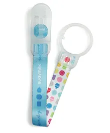 Suavinex Soother Clip With Ribbon - Blue