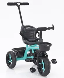 فاب ان فانكي - دراجة ثلاثية العجلات بمقبض دفع للوالدين - أزرق فاتح